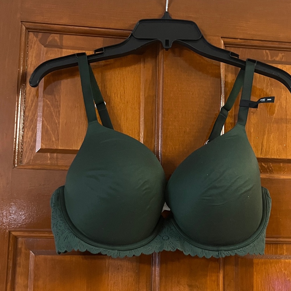 Aerie Deep Green Lace Bra